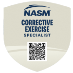 NASM Corrective Exercise Specialist credential badge for Chris Giovagnoni